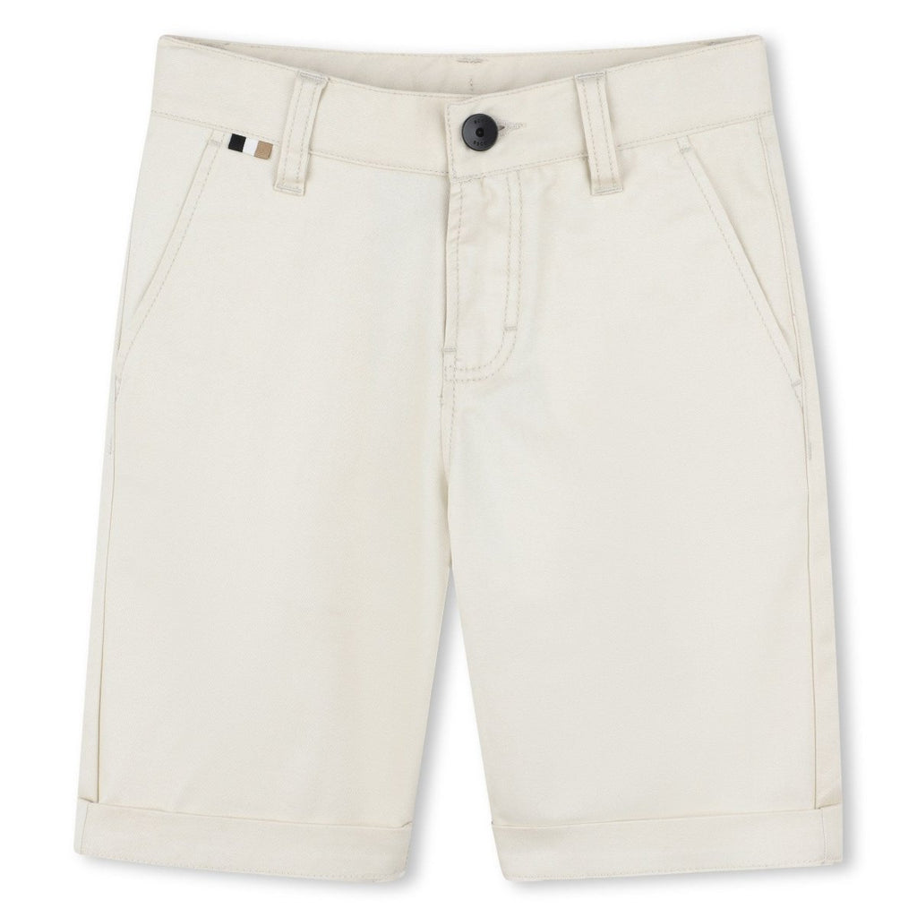 Hugo Boss Boys Chino Bermuda Shorts_ J51990 - NorthBoys
