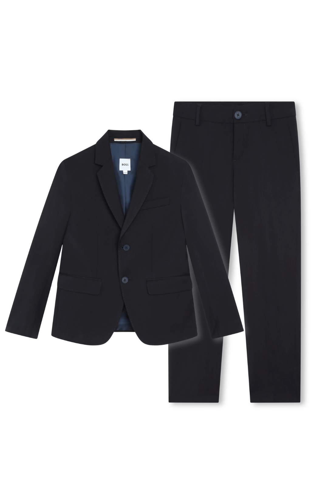 Hugo Boss Boys Classic Navy Wool Suit-NorthBoys
