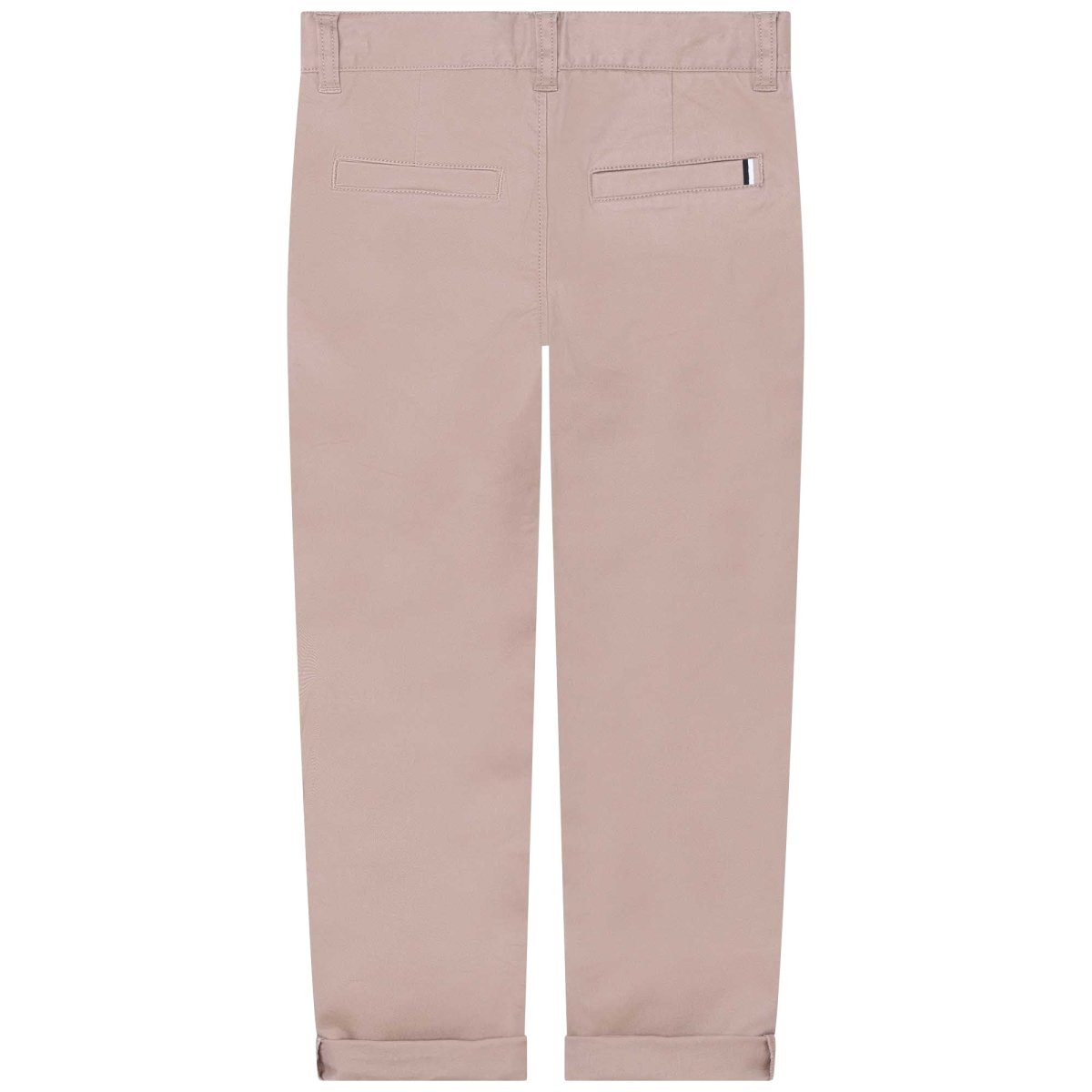 Hugo Boss Boys Khaki Cotton Pants_ J24869 - 269 - NorthBoys