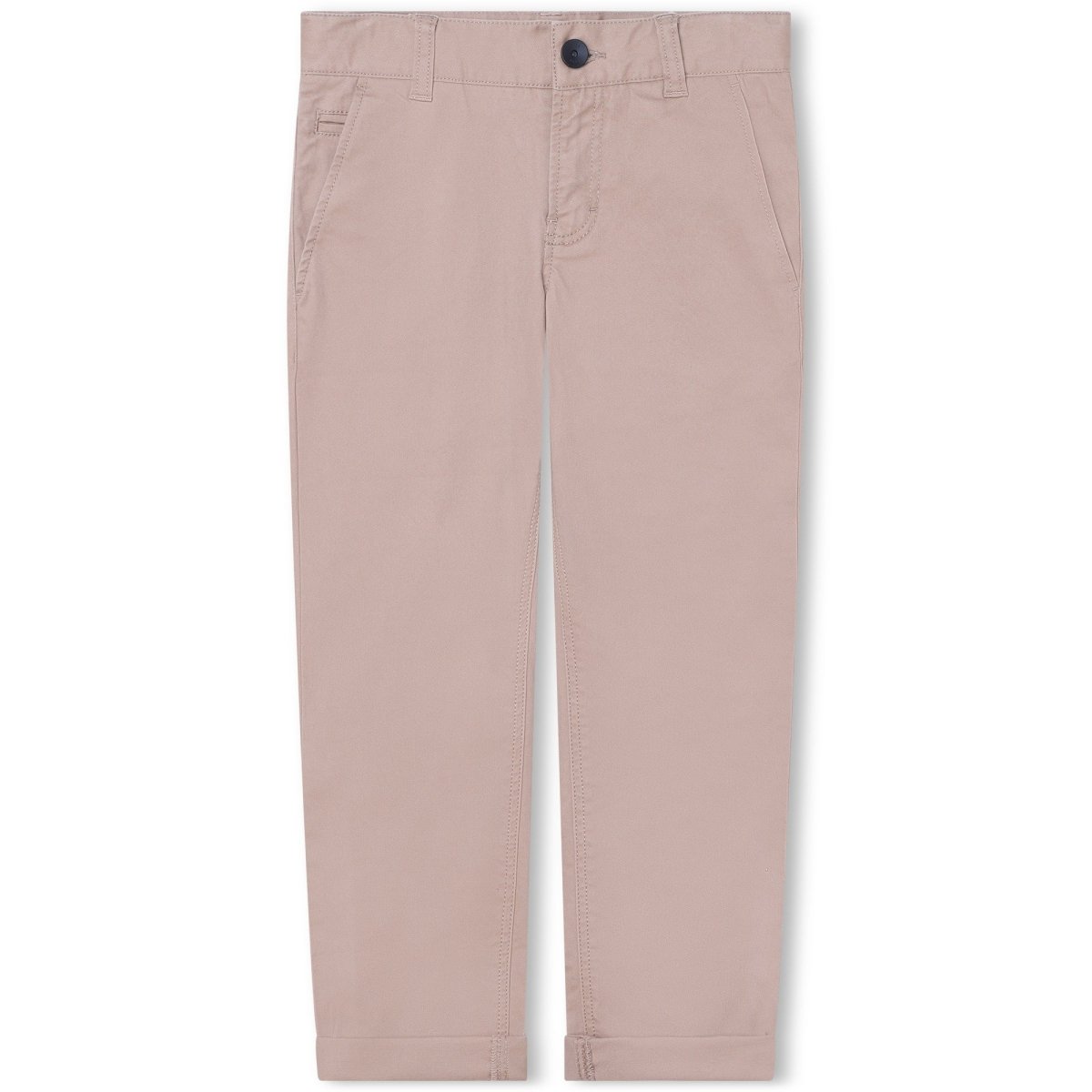 Hugo Boss Boys Khaki Cotton Pants_ J24869 - 269 - NorthBoys