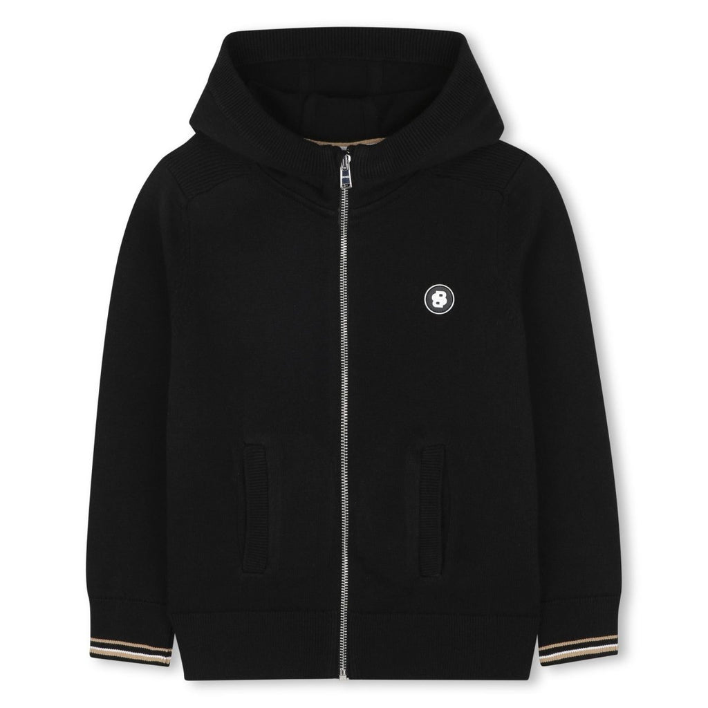 Hugo Boss Boys Knitted Zip Up Hoodie_ J52309 - NorthBoys