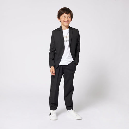 Hugo Boss Boys Mini Me Tricolor Print SS T-Shirt_ J52035 - NorthBoys