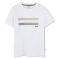 Hugo Boss Boys Mini Me Tricolor Print SS T-Shirt_ J52035 - NorthBoys
