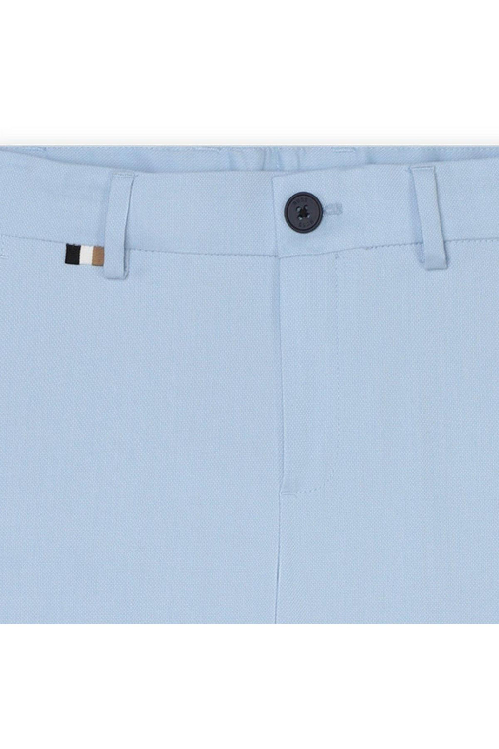 Hugo Boss Boys Pale Blue Slim Suit-NorthBoys