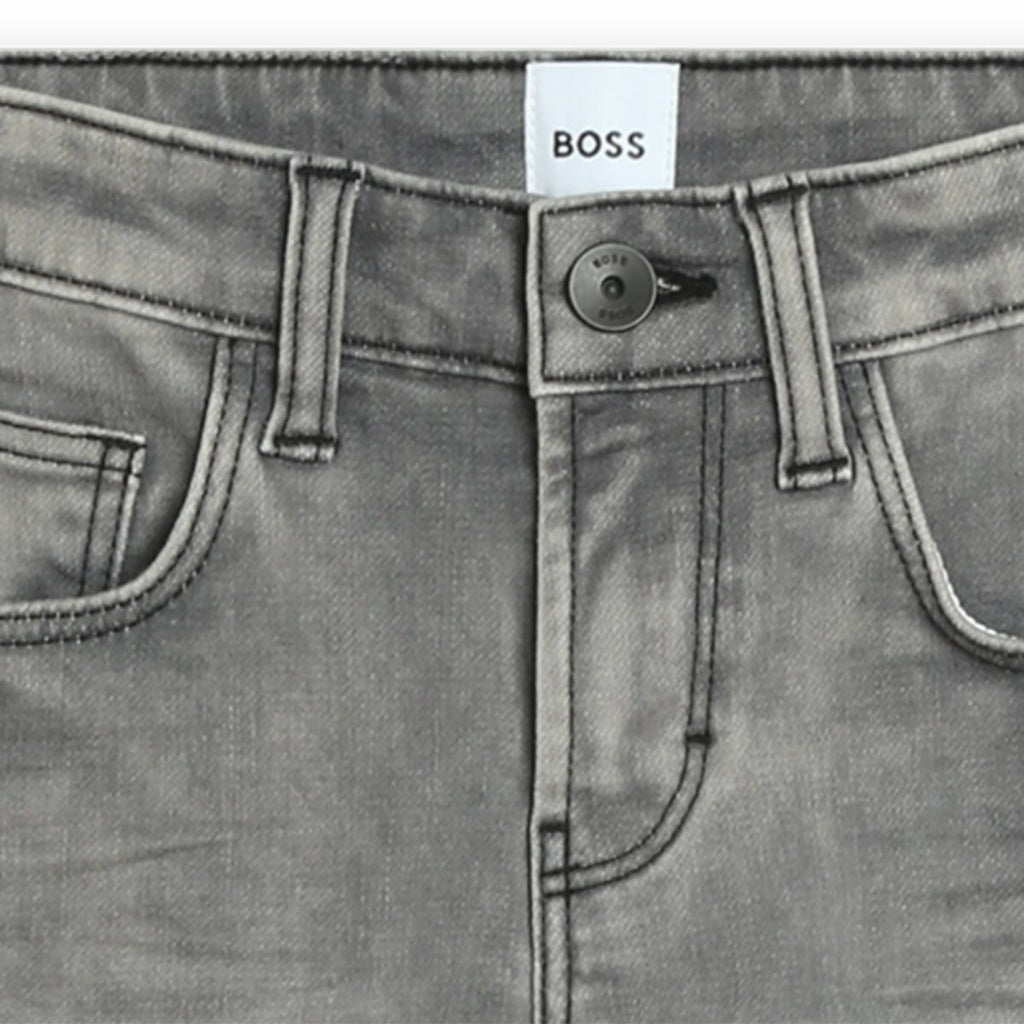 Hugo Boss Boys Regular Fit Grey Jeans_ J50688 - Z20 - NorthBoys