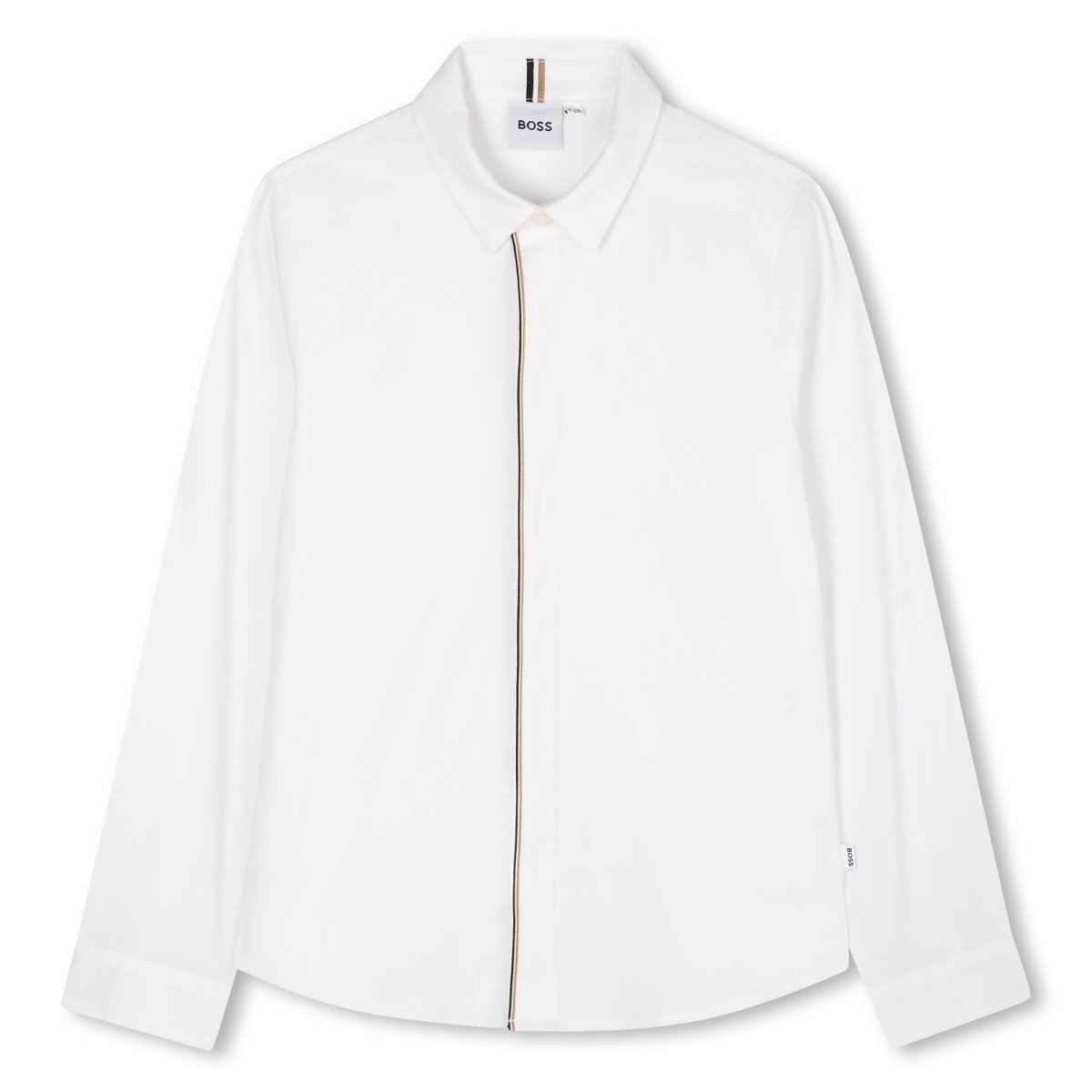 Hugo Boss Boys Slim Fit Long Sleeve Shirt_ J52319 - NorthBoys