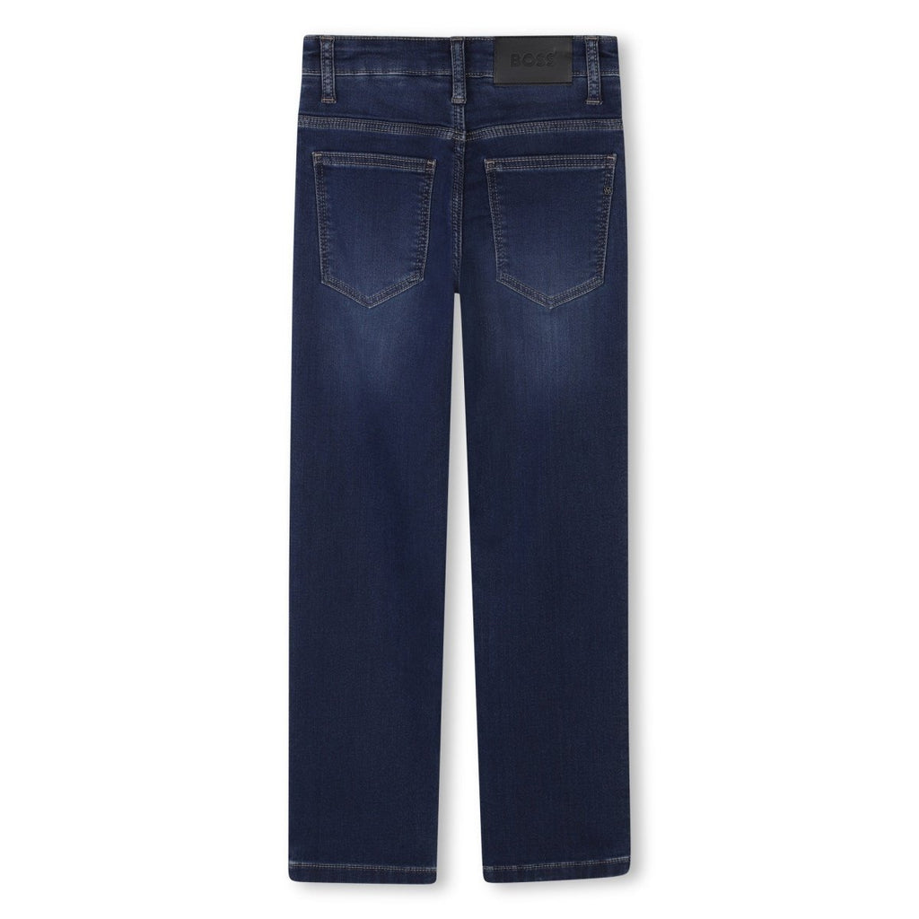 Hugo Boss Boys Straight 5 Pocket Jeans_ J51985 - NorthBoys