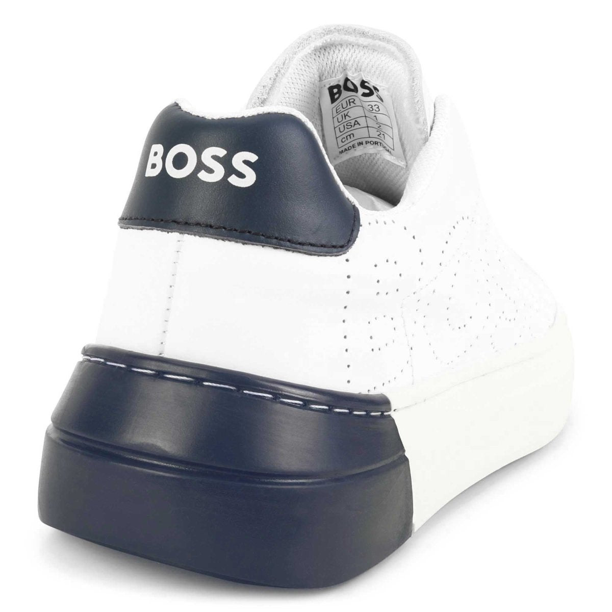 Hugo Boss Boys White Sneakers_J29357 - 10P - NorthBoys