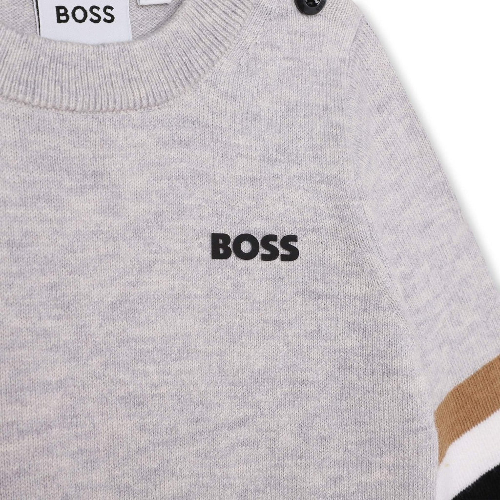 Hugo Boss Toddler Grey Sweatshirt_J05A40 - A32 - NorthBoys