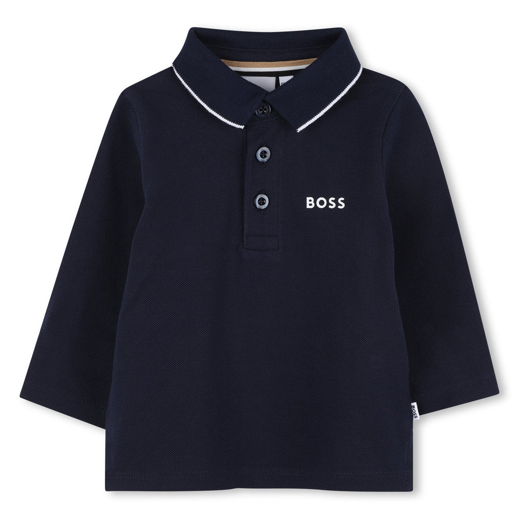 Hugo Boss Toddler Long Sleeve Polo_ J52449-NorthBoys