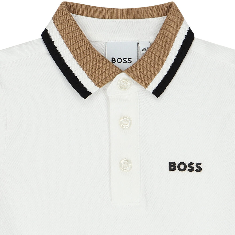 Hugo Boss Toddler Polo S/S Shirt_ J05A35 - 10P - NorthBoys