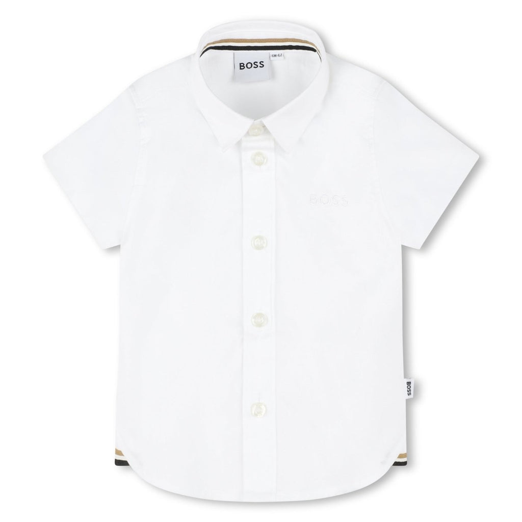 Hugo Boss Toddler White Dress Shirt_ J50587 - 10P - NorthBoys