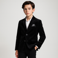 Isaac Mizrahi Boys Velvet Black Blazer