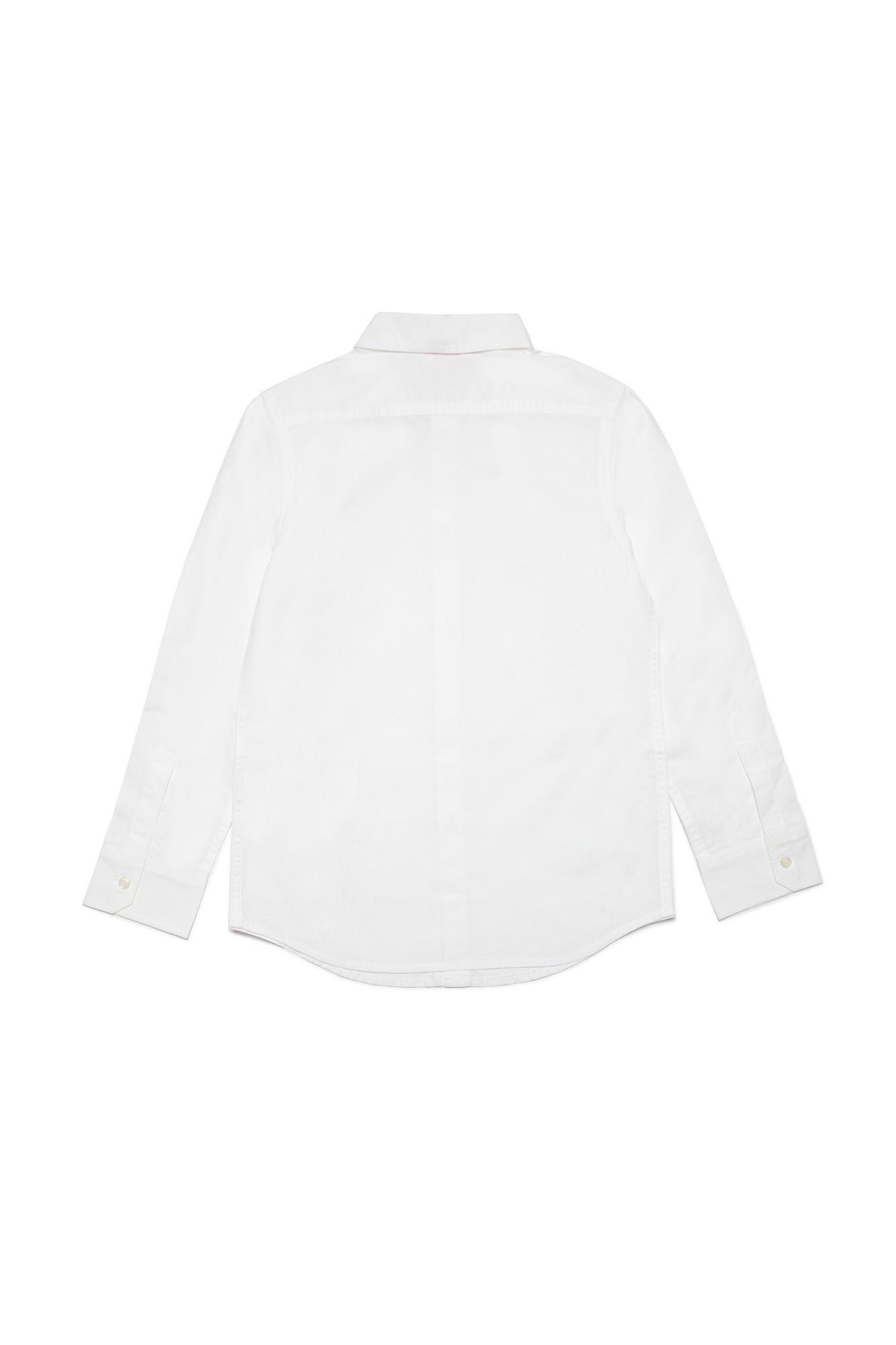 Diesel Boys Long Sleeve White Dress Shirt_ J01746