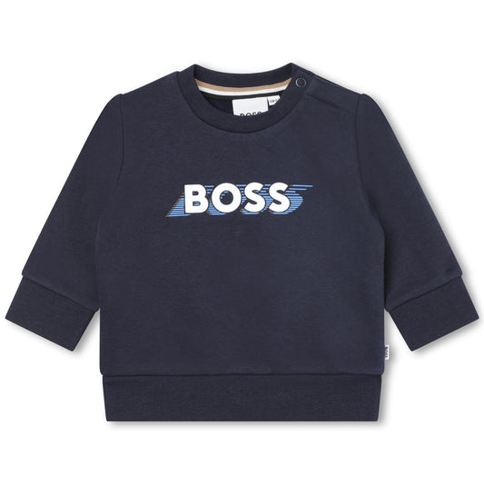 Hugo Boss Toddler Navy Sweatshirt_J05A44-849