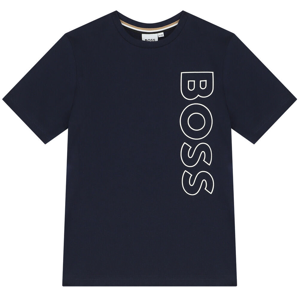 Hugo Boss Boys Navy T-Shirt _J25O66-849