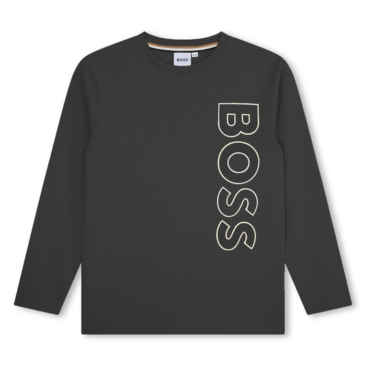 Hugo Boss Boys Black T-Shirt_J25O68-09B