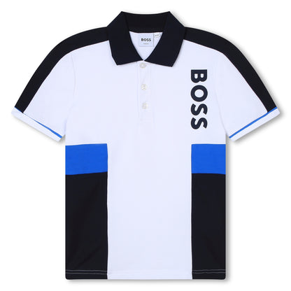 Hugo Boss Boys White Polo_J25O99-10P