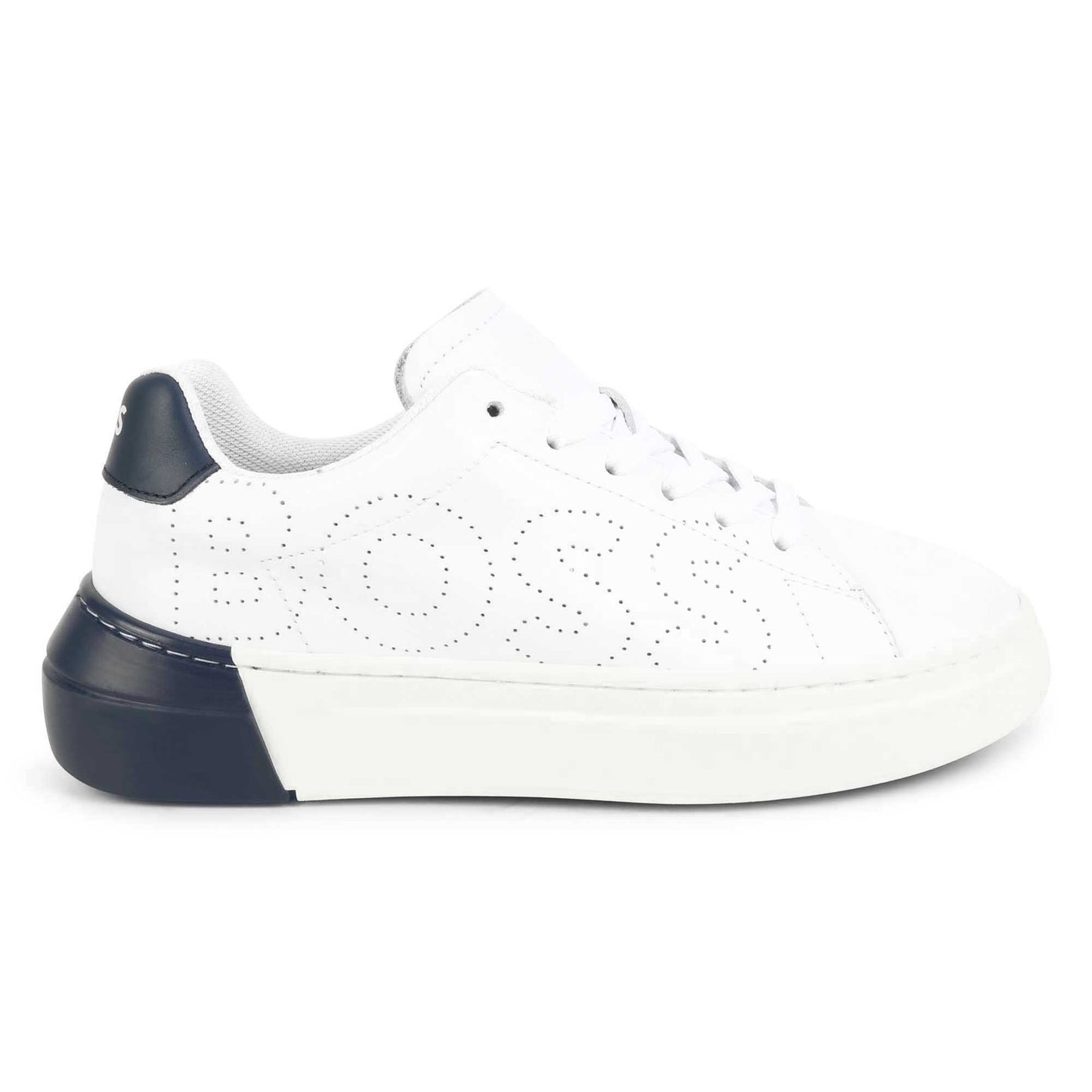 Hugo Boss Boys White Sneakers_J29357-10P