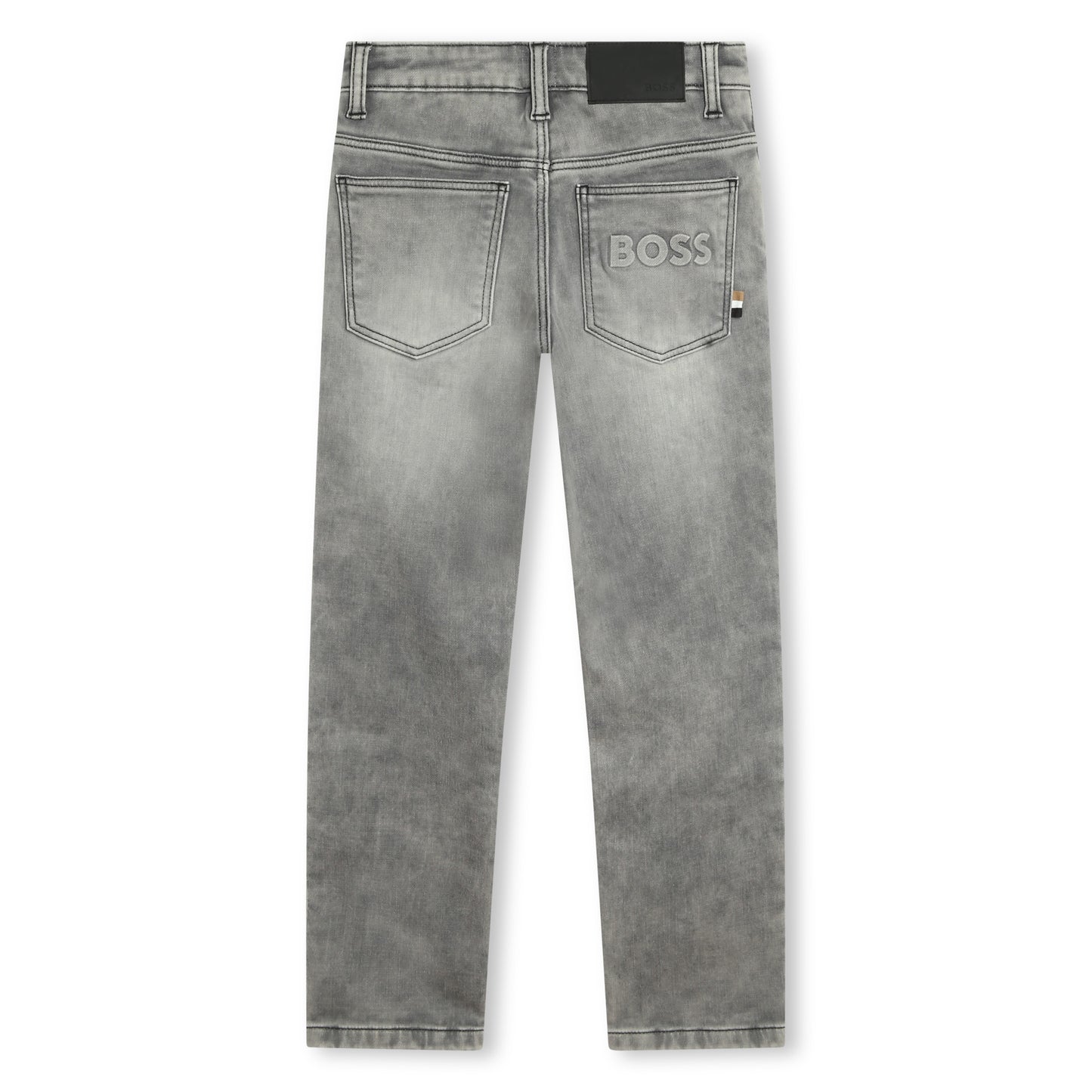 Hugo Boss Boys Regular Fit Grey Jeans_ J50688-Z20
