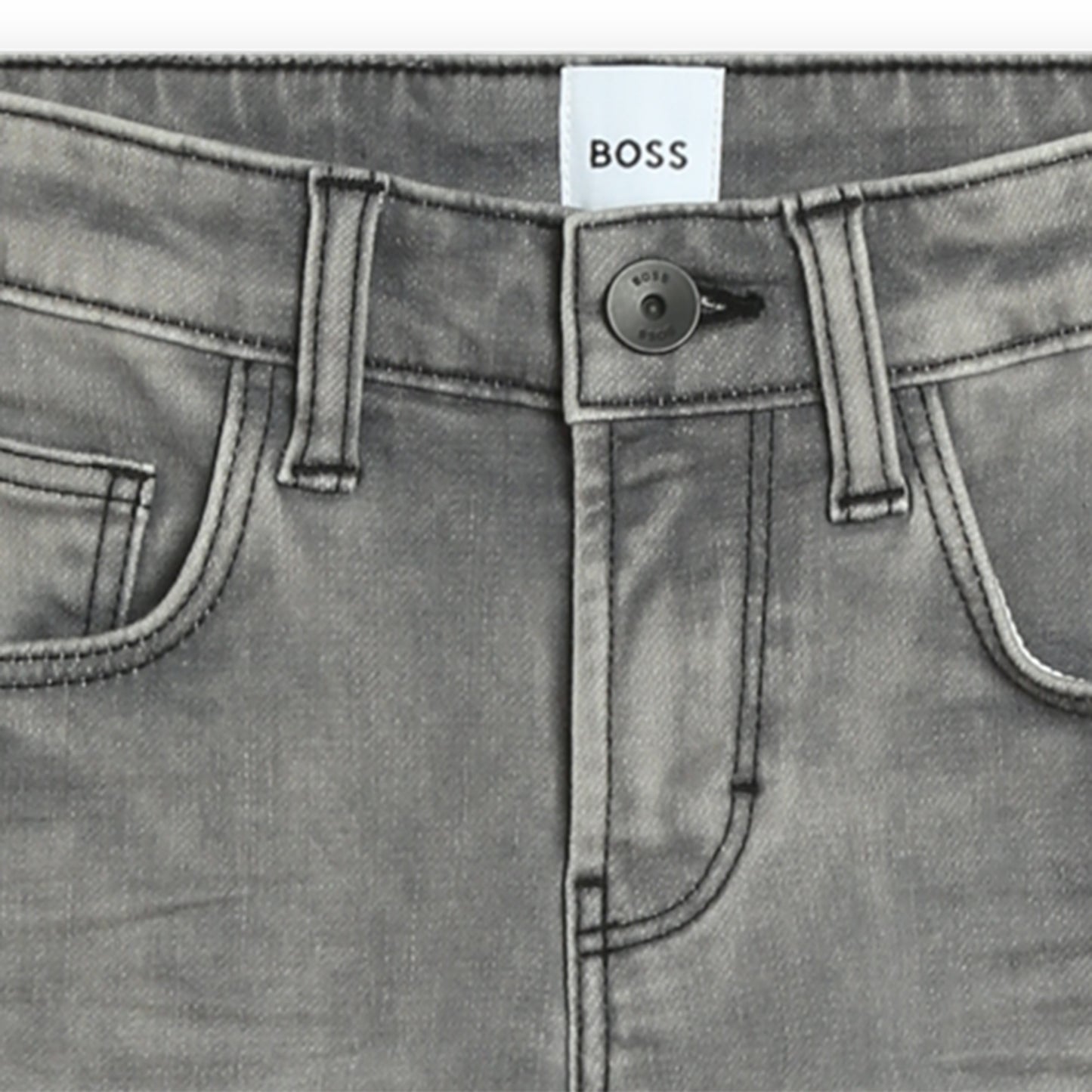 Hugo Boss Boys Regular Fit Grey Jeans_ J50688-Z20