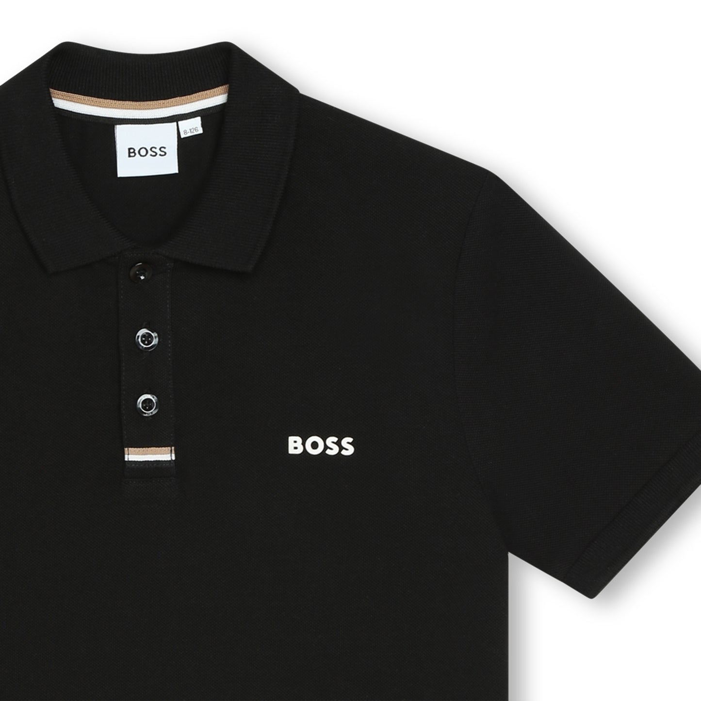 Hugo Boss Boys Black Polo_ J50705-09B
