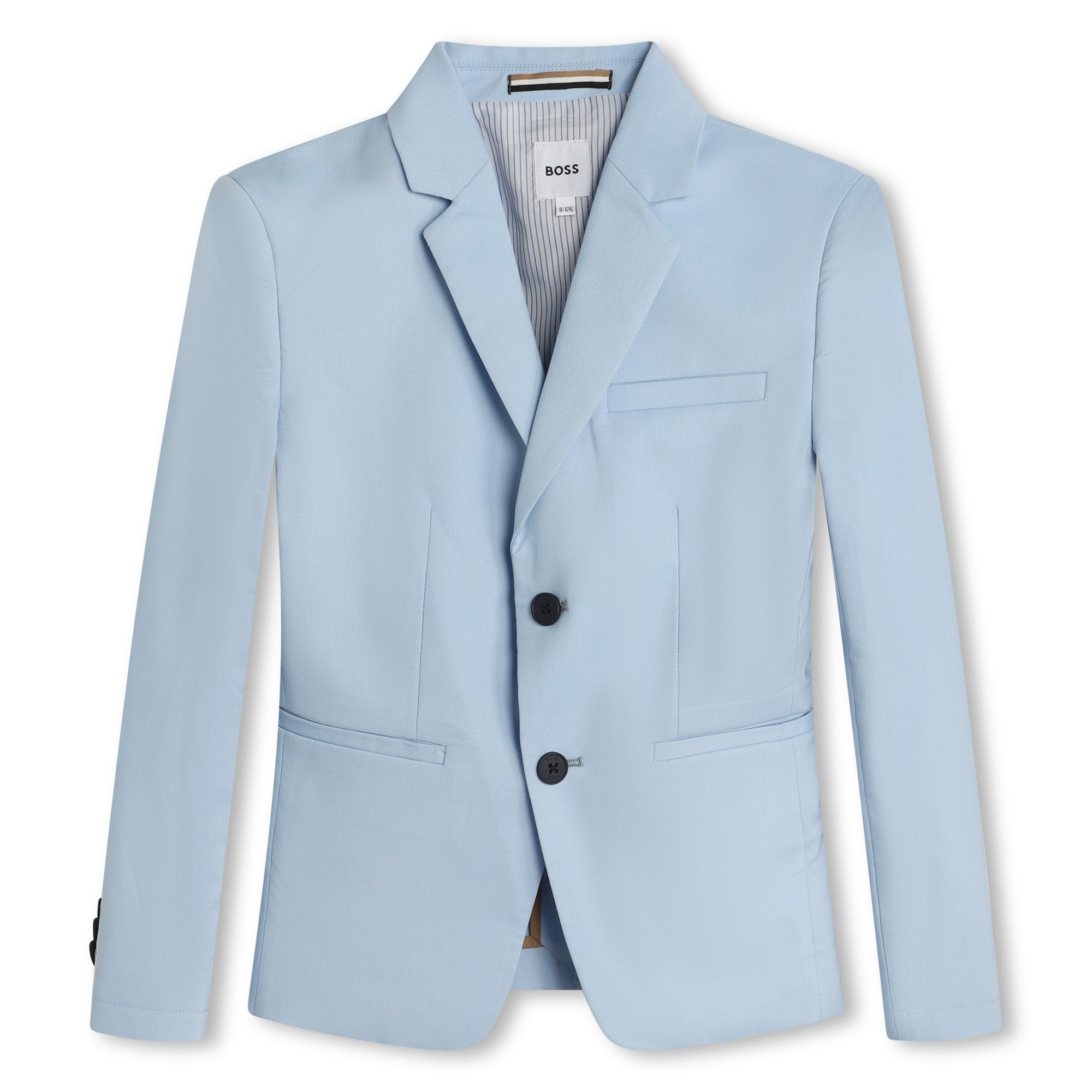 Boys Pale Blue Slim Suit