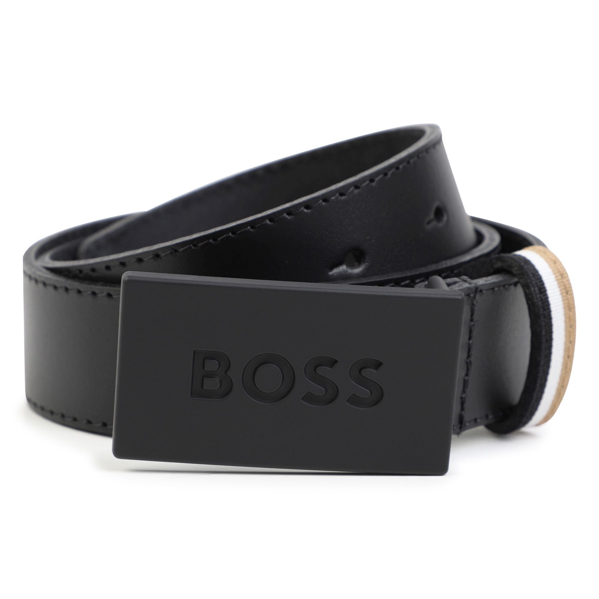 Hugo boss shop black belt sale