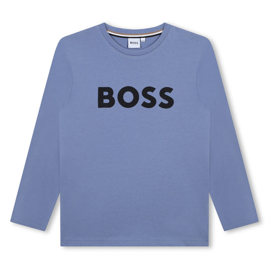 Boys Logo Long Sleeve Shirt