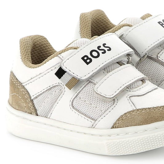 Hugo Boss Baby Mini Me Sneaker Velcro Closure_ J52163