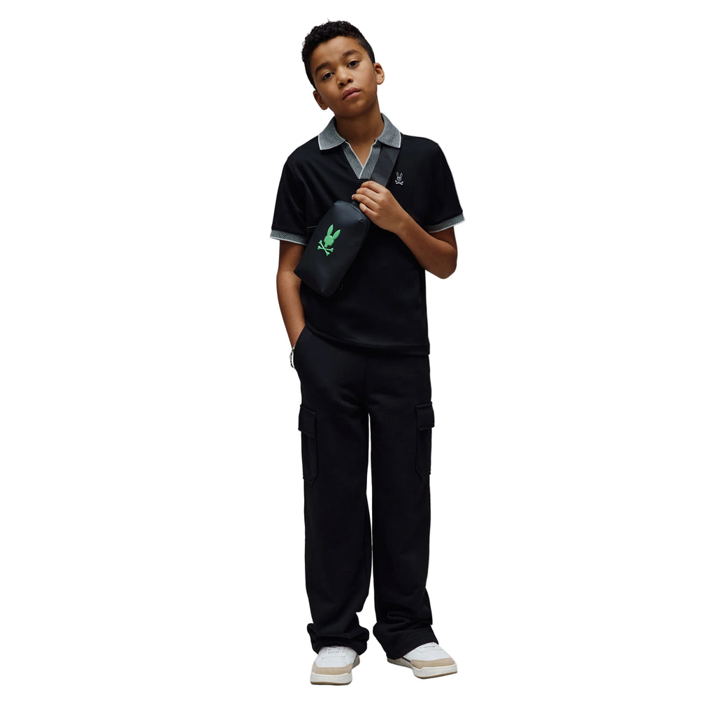 Psycho Bunny Kids Jonathan Pique Polo_ KT0100083