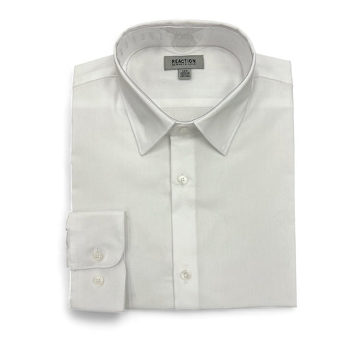 Kenneth Cole Boys Reaction White Dress Shirt - NorthBoys