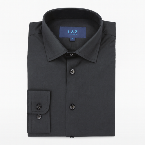 L&Z Royal Boys Black Dress Shirt_ b5590-NorthBoys