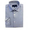 Leo & Zachary Boys Blue Box Dress Shirt_ 5976 - NorthBoys