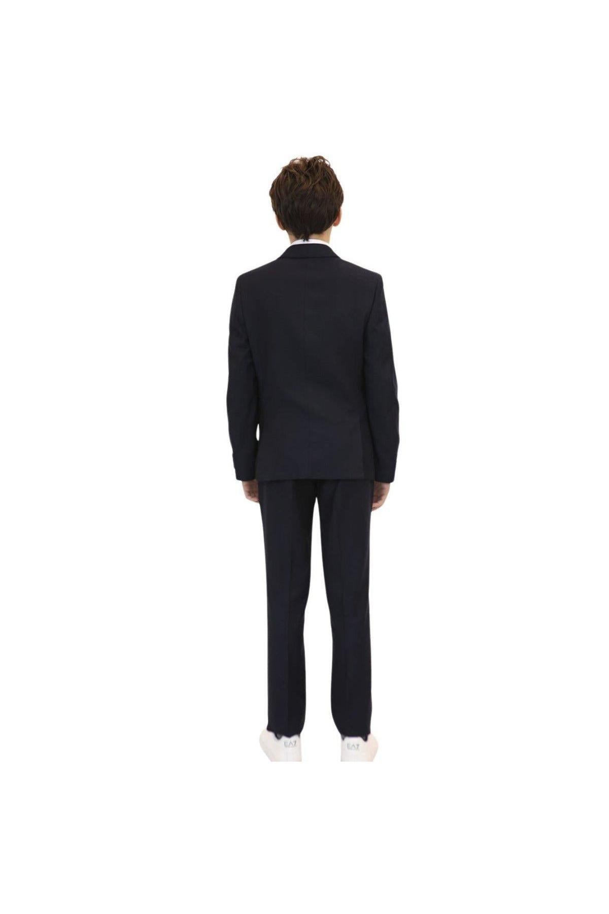 Marc New York Boys Husky Navy Neat Suit_ WH714-NorthBoys