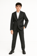 Marc New York Boys Skinny Black Neat Suit-NorthBoys