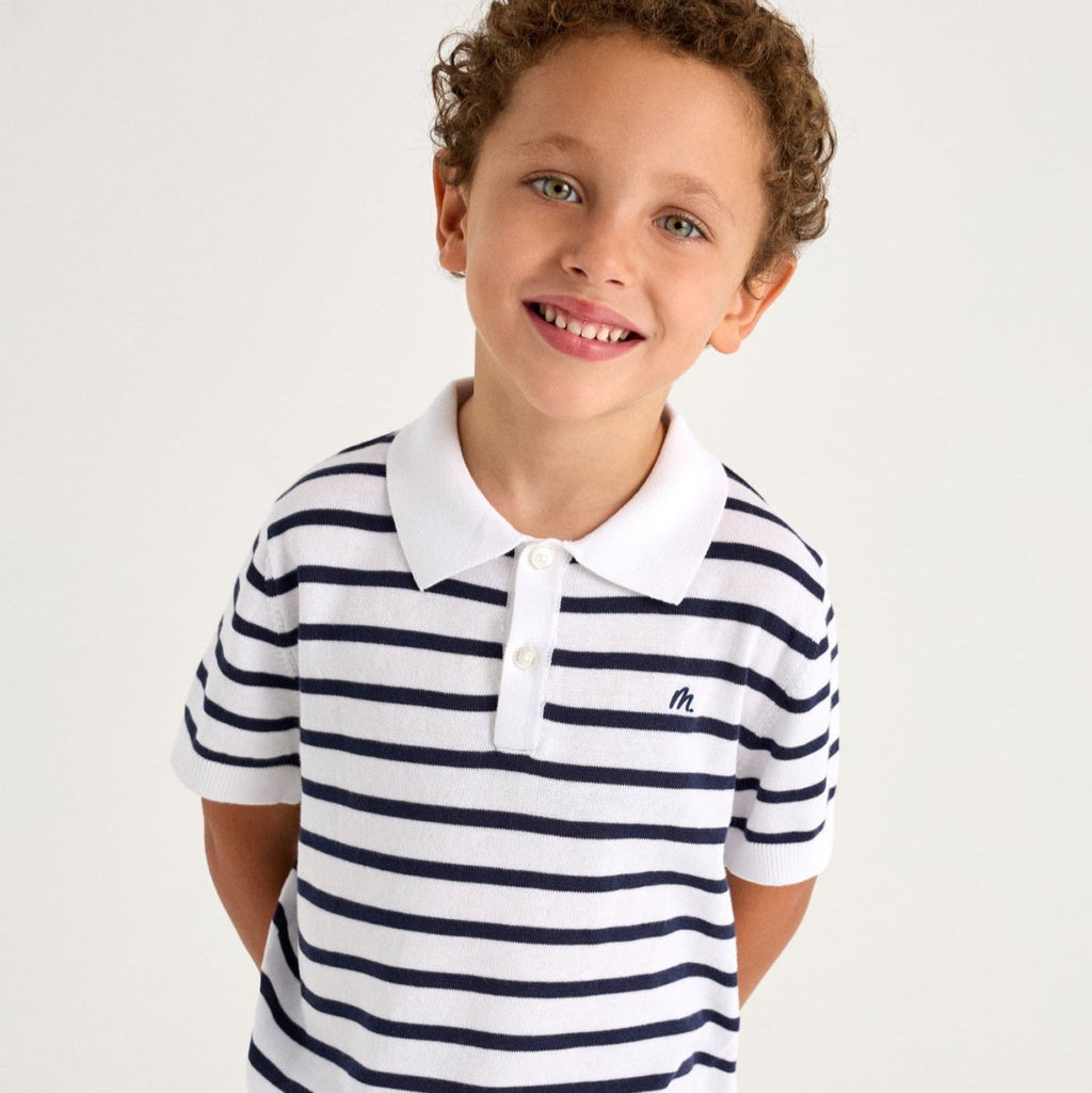 Mayoral Boys Mini Striped Polo_ 3104 - NorthBoys