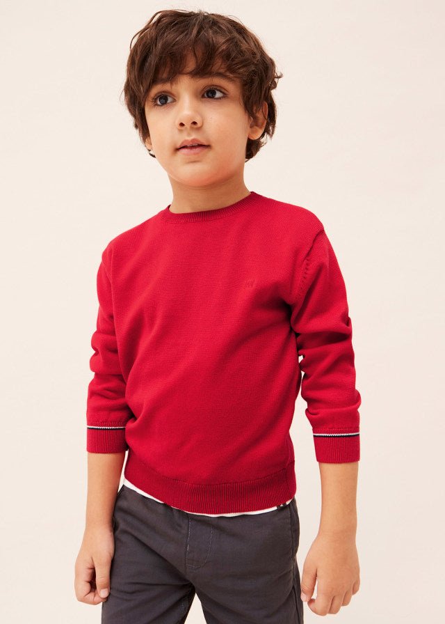 Mayoral Mini Basic Cotton Red Sweater_311 - 26 - NorthBoys