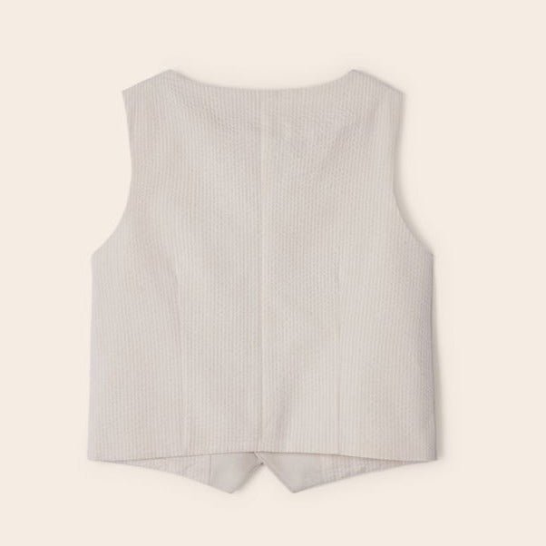 Mayoral Mini Beige Tailored Vest_3349 - 43 - NorthBoys