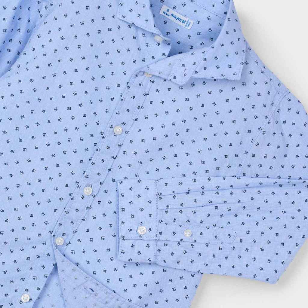 Mayoral Mini Boys Long Sleeve Shirt_ 4129 - NorthBoys