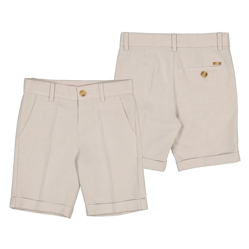 Mayoral Mini Linen Bermuda Shorts _ 3267 - NorthBoys