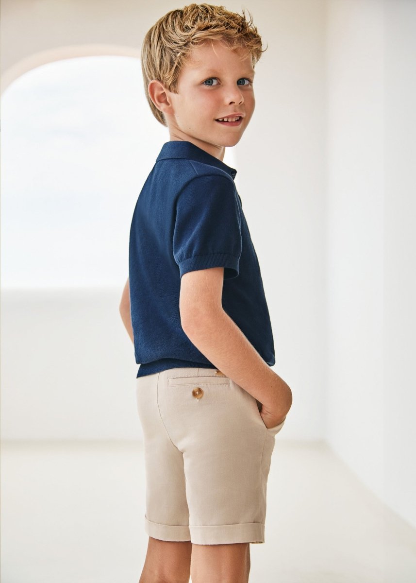 Mayoral Mini Linen Bermuda Shorts _ 3267 - NorthBoys