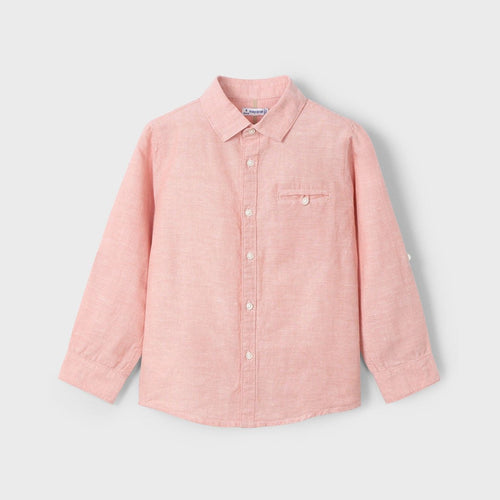 Mayoral Mini Long Sleeve Linen Shirt_ 3121 - NorthBoys