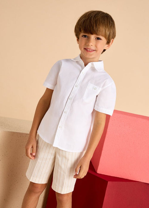 Mayoral Mini Short Sleeve Buttondown Shirt_ 3112 - 78 - NorthBoys