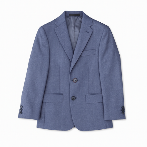 Michael Kors Boys Blue Plain Wool Sports Jacket-NorthBoys