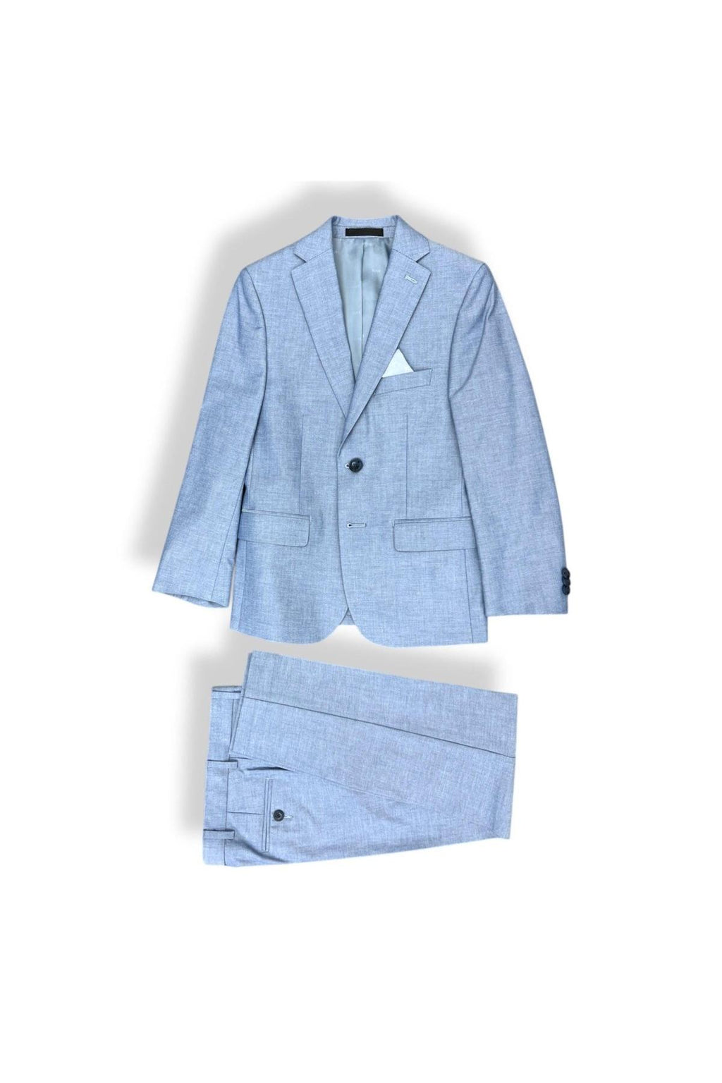 Michael Kors Boys Classic Fit Light Blue Cotton Suit _ BKAN1YNU0000/6U0000-NorthBoys