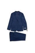 Michael Kors Boys Skinny Fit Blue Check Suit-NorthBoys