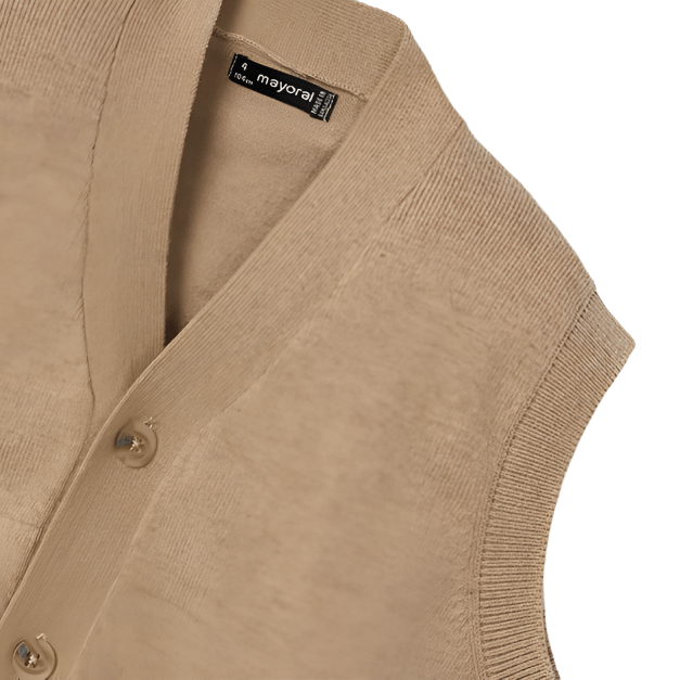 Mini Button Knitted Vest - NorthBoys