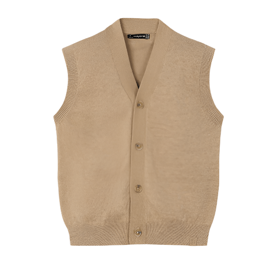 Mini Button Knitted Vest - NorthBoys