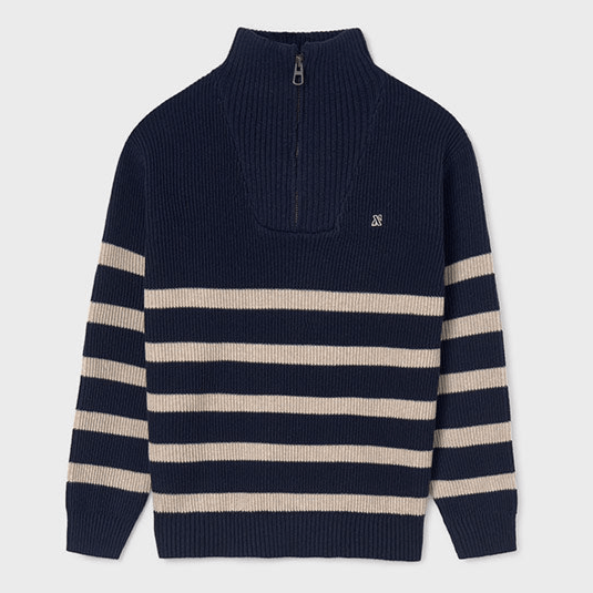 Nukutavake Boys Striped Zipper Sweater - NorthBoys